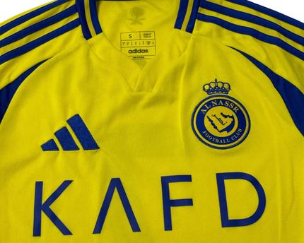 Al Nassr Ronaldo 7 Yellow Football Jersey