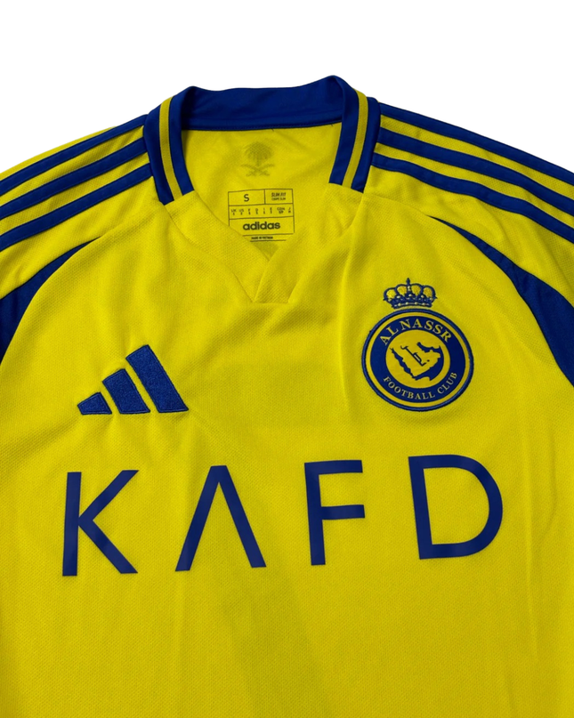 Al Nassr Ronaldo 7 Yellow Football Jersey