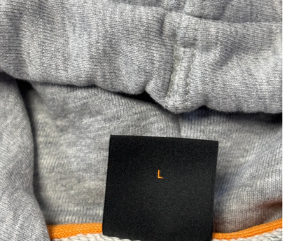 BOSS Grey Multi-Color Logo Appliqué Hoodie