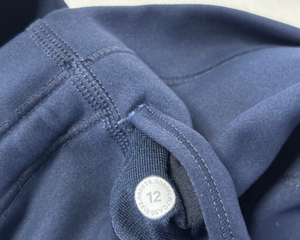 Lululemon Navy Blue Wunder Train High-Rise Athletic Shorts