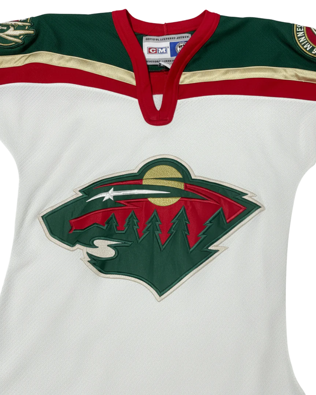 CCM White Minnesota Wild Vintage NHL Hockey Jersey