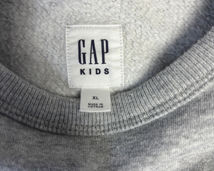 Gap Kids Grey Graphic Crewneck Sweatshirt