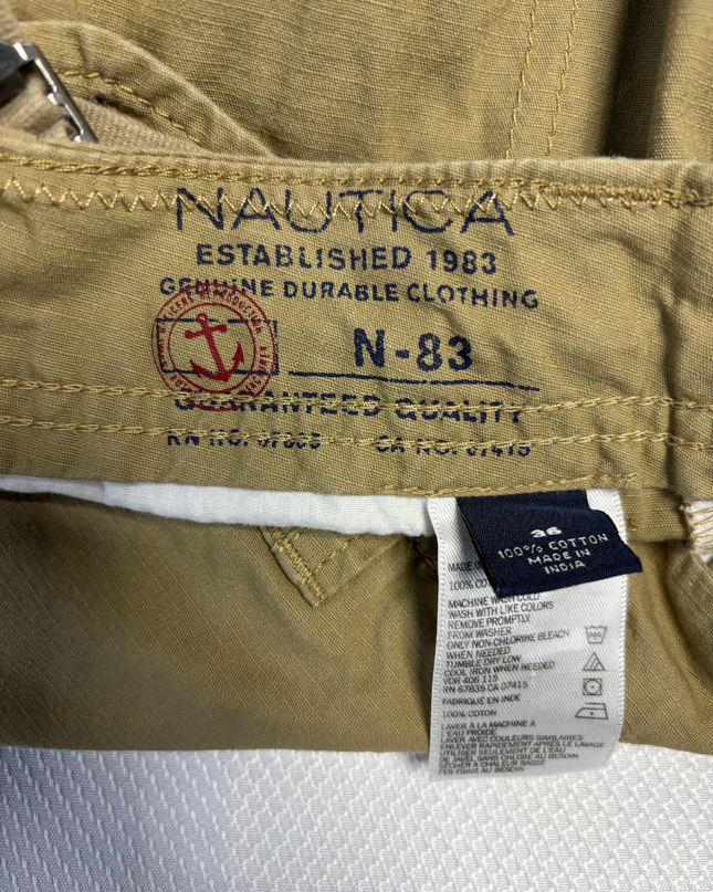Nautica Men's Khaki Cargo Shorts