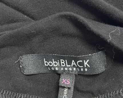 Bobi BLACK Black Ruched Bodycon Mini Dress