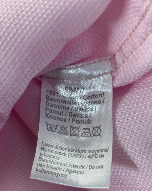 Lacoste Pink Long Sleeve Button-Down Shirt