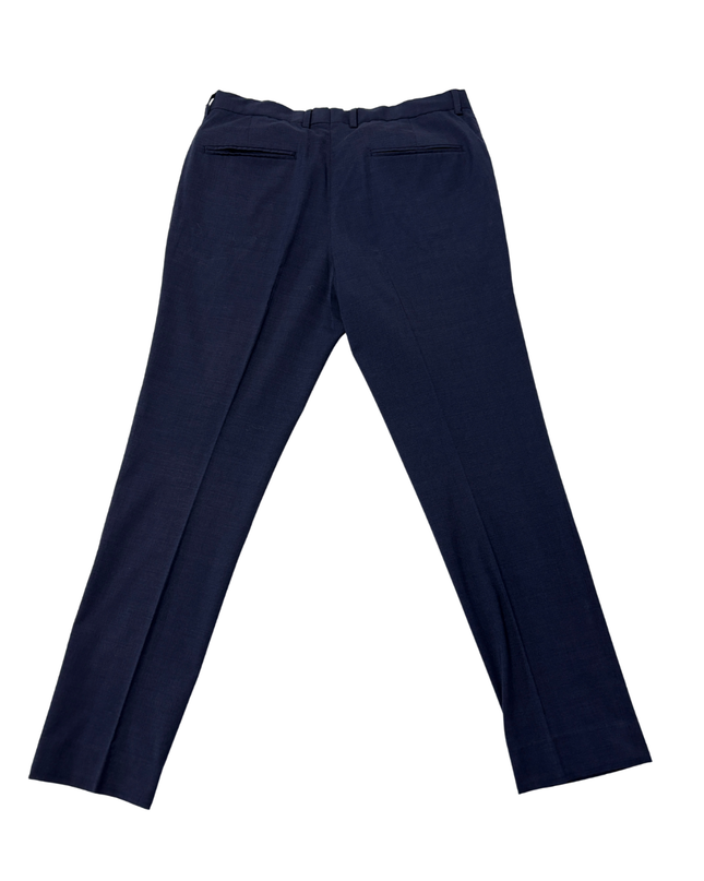 H&M Navy Blue Tailored Dress Trousers