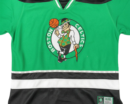 Ultra Game Green Boston Celtics Hockey Style Jersey