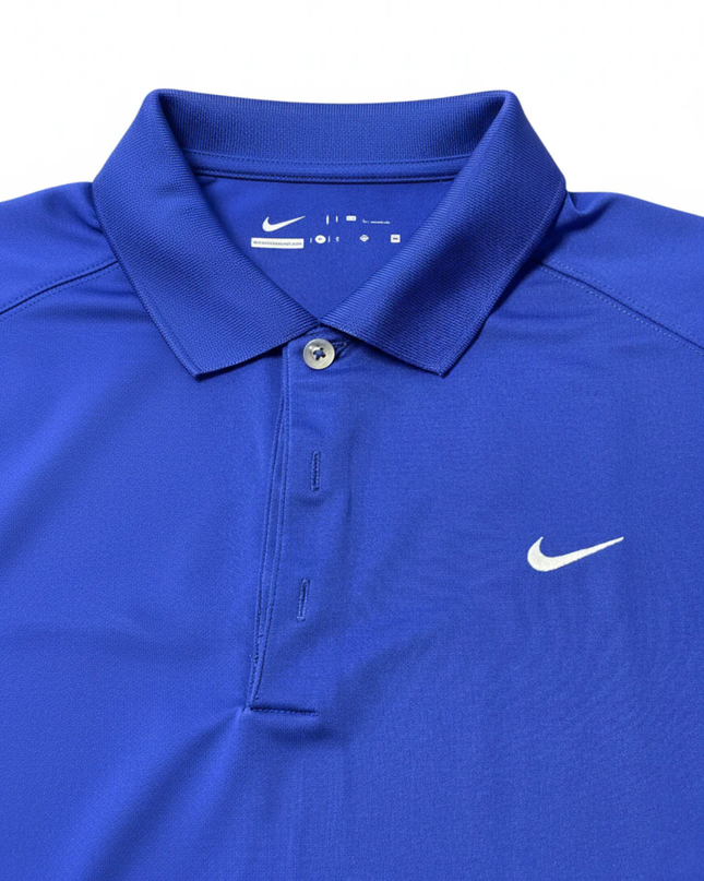 Nike Golf Blue Tour Performance Sports Polo