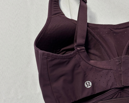 Lululemon Maroon High Support Adjustable Sports Bra