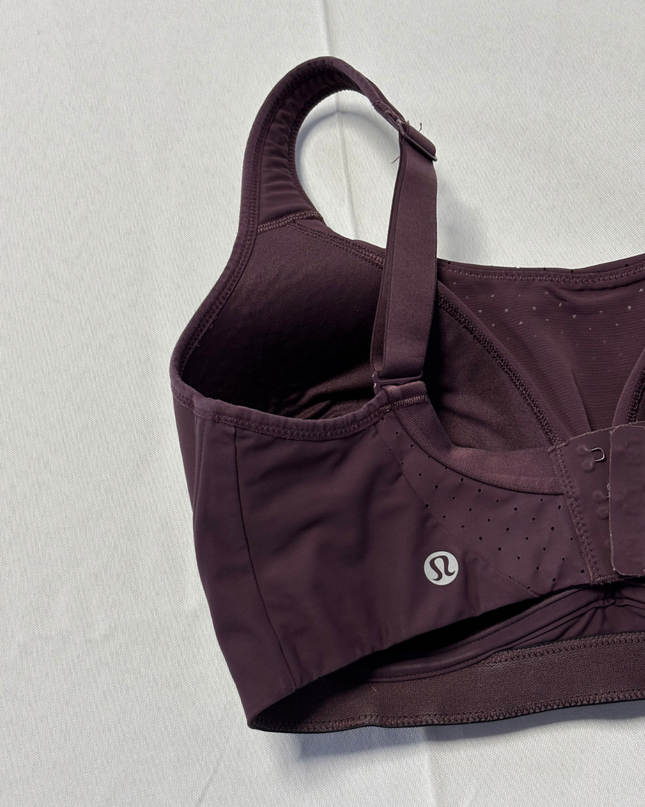 Lululemon Maroon High Support Adjustable Sports Bra