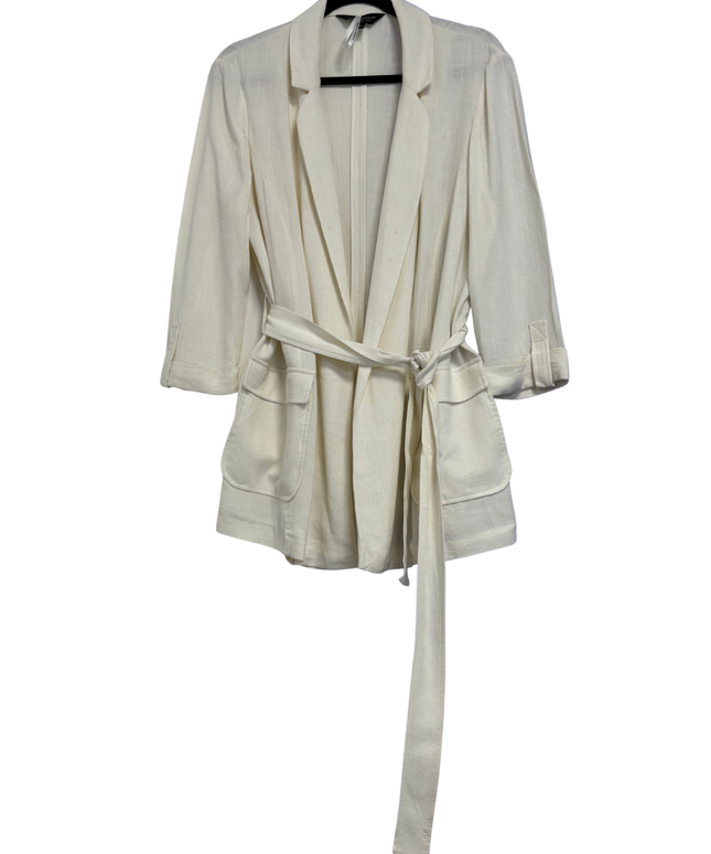 Dorothy Perkins Off-white Belted Blazer