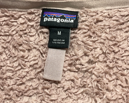 Patagonia Dusty Rose High-Pile Fleece 1/4 Zip Sweatshirt