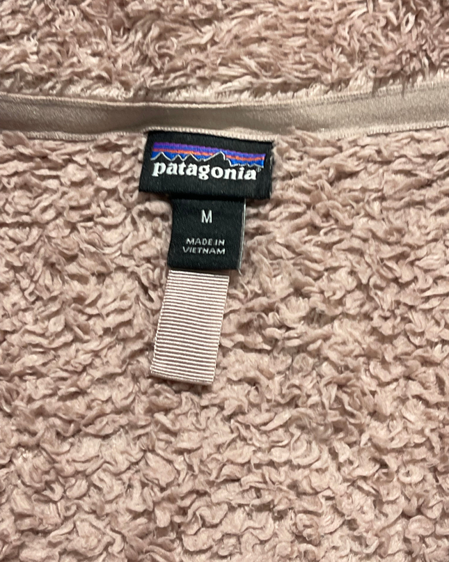 Patagonia Dusty Rose High-Pile Fleece 1/4 Zip Sweatshirt