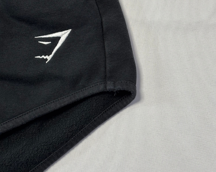 Gymshark Black Fleece Loose Fit Sports Shorts