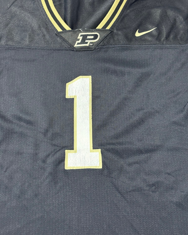 Nike Black Purdue University Boilermakers #1 Collegiate Jersey