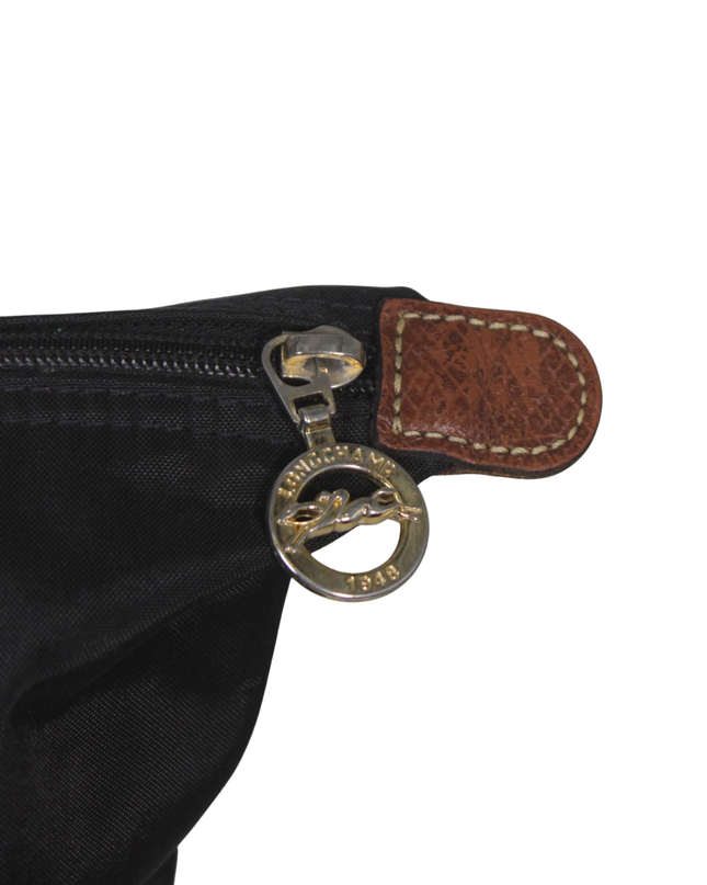 Longchamp Black Le Pliage Large Shoulder Bag