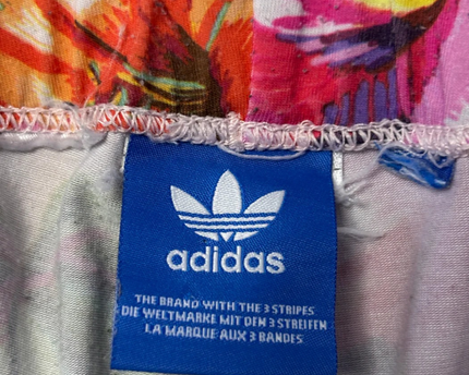 Adidas Originals Multicolor Floral Print Three Stripe Leggings