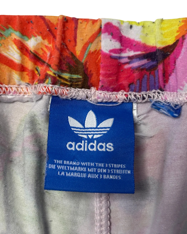 Adidas Originals Multicolor Floral Print Three Stripe Leggings
