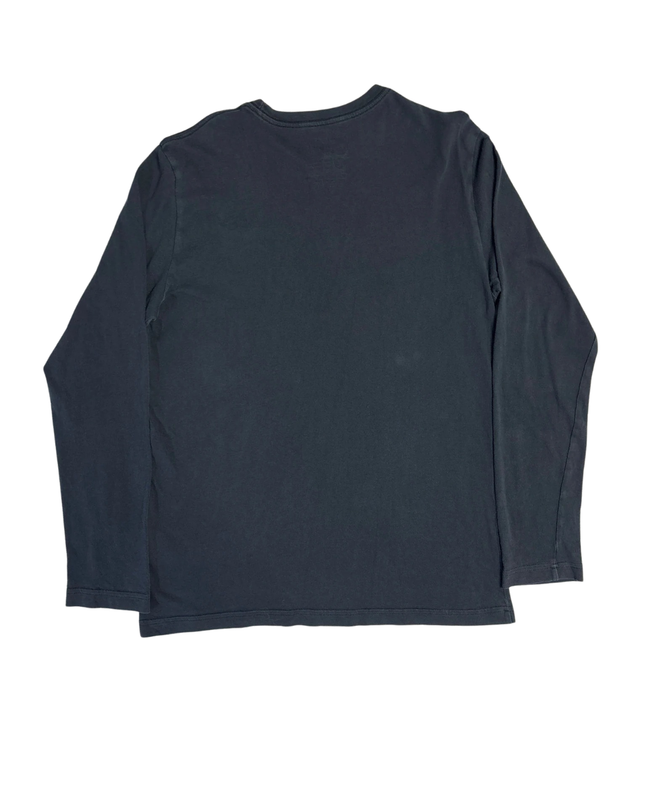 Nike Navy Swoosh Long Sleeve T-Shirt