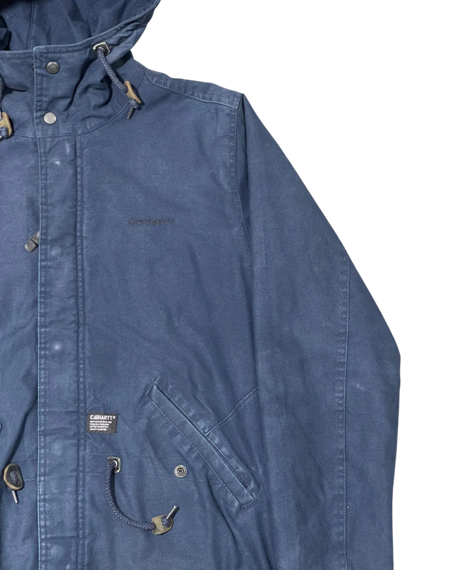 Carhartt Blue Clash Parka Hooded Jacket