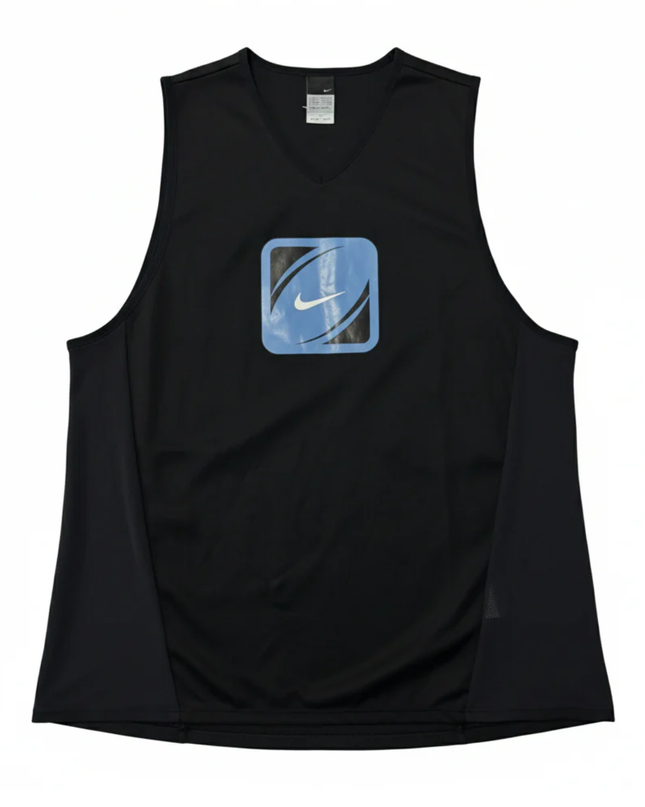 Nike Black Graphic Print Basketball Tank Top