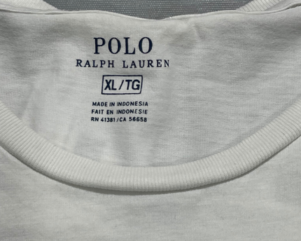 Polo Ralph Lauren White Crew Neck T-Shirt