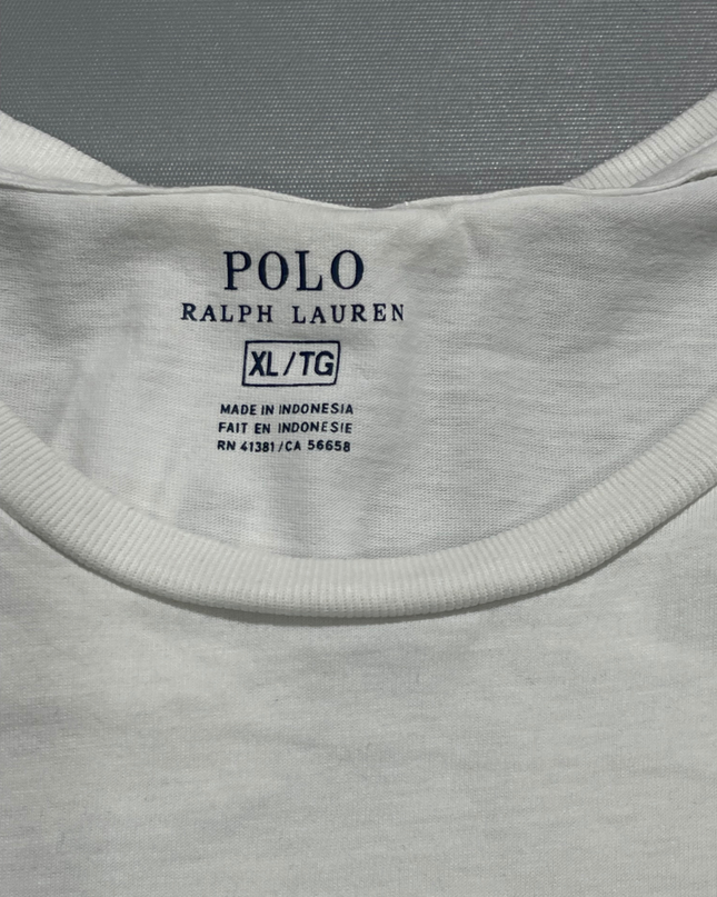 Polo Ralph Lauren White Crew Neck T-Shirt