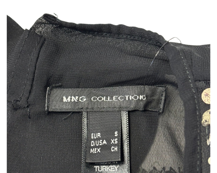 MNG Collection Black Sequin Halter Top W/TAG