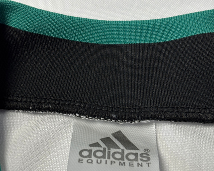 Adidas White/Green Liverpool FC 1993-95 Away Vintage Jersey