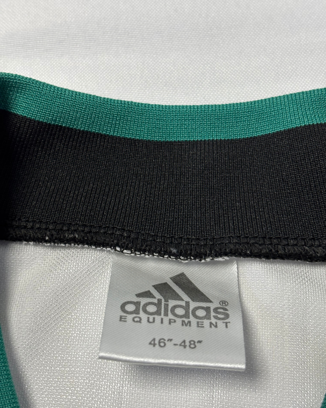 Adidas White/Green Liverpool FC 1993-95 Away Vintage Jersey