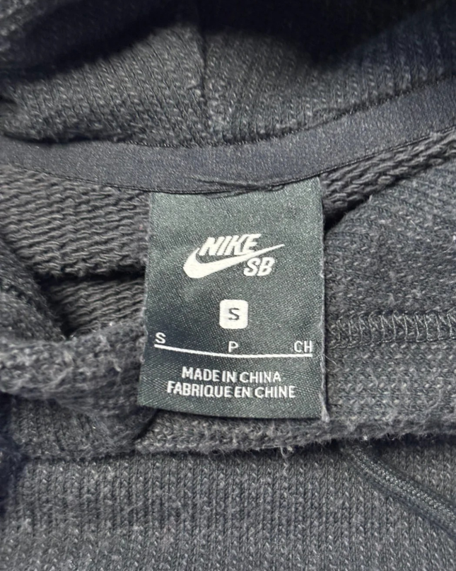 Nike SB Black Waffle Knit Utility Pocket Hoodie