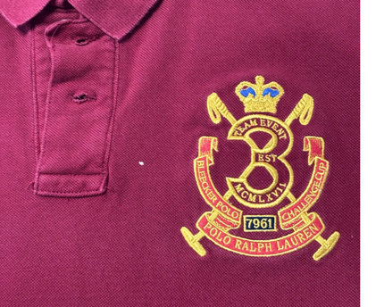 Polo Ralph Lauren Maroon Classic Fit Crest Polo Shirt