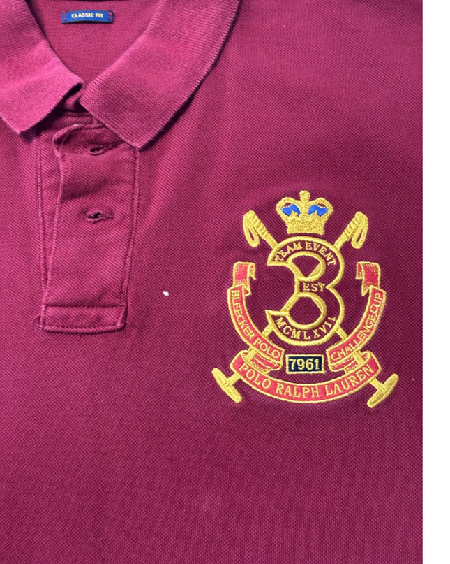 Polo Ralph Lauren Maroon Classic Fit Crest Polo Shirt