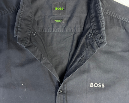 Boss Black Regular Fit Stretch Long-Sleeve Shirt