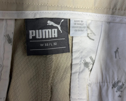 PUMA Beige Performance Golf Pants