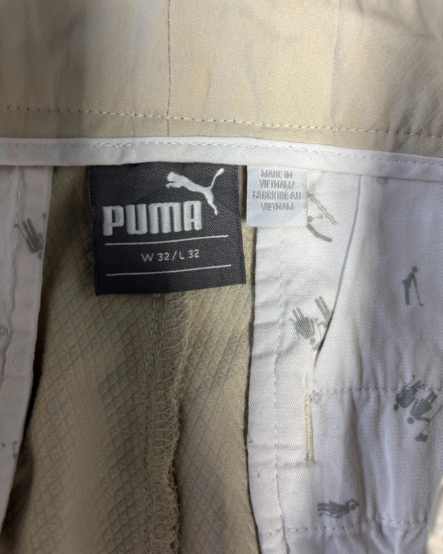 PUMA Beige Performance Golf Pants