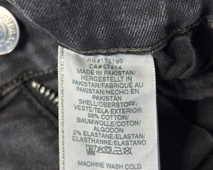 True Religion Rocco Relaxed Skinny Black Jeans