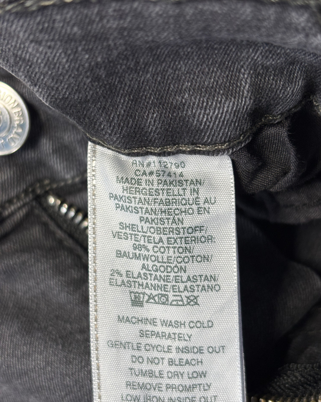 True Religion Rocco Relaxed Skinny Black Jeans