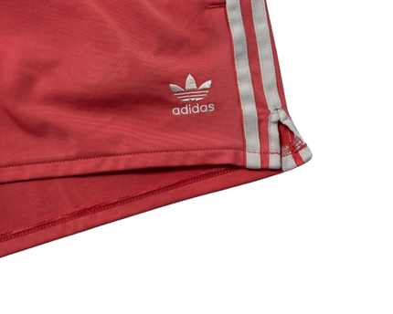 Adidas Pink 3-Stripe Athletic Shorts