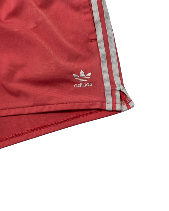 Adidas Pink 3-Stripe Athletic Shorts