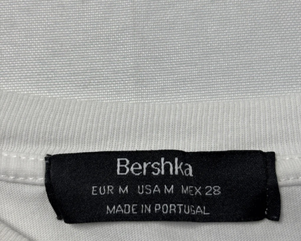 Bershka White Feminist Photo Print Graphic Tee