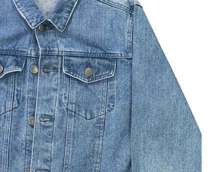 Forever 21 Blue Mickey Mouse Graphic Denim Jacket