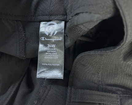 Champion Black Men's Performance Cargo Shorts