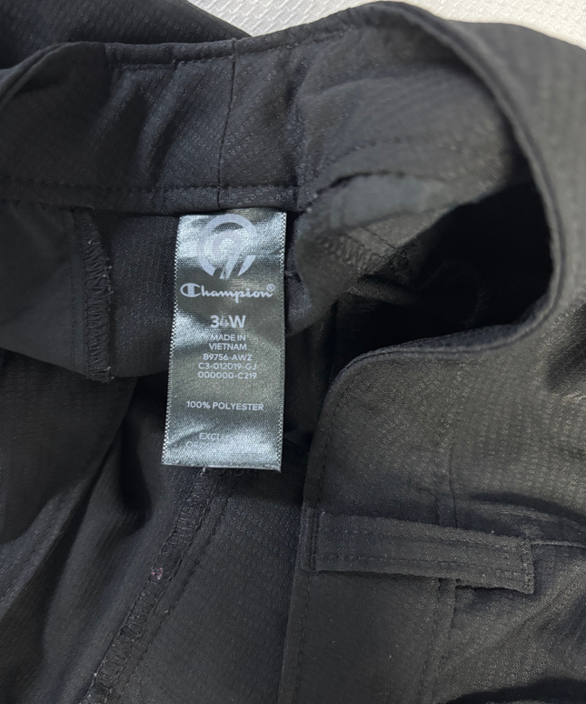 Champion Black Men's Performance Cargo Shorts