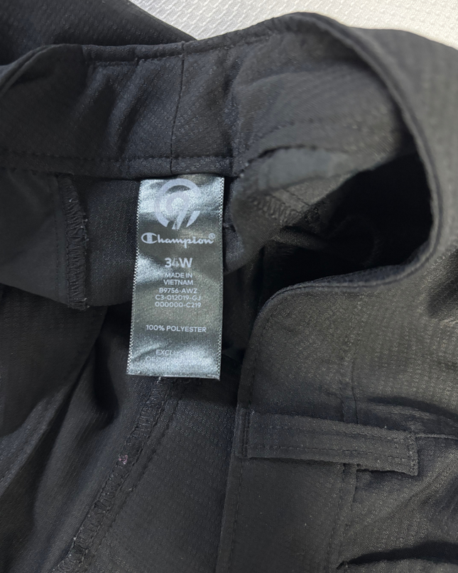 Champion Black Men's Performance Cargo Shorts