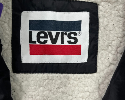 Levi's Black Quilted Sherpa-Lined Bomber Jacket