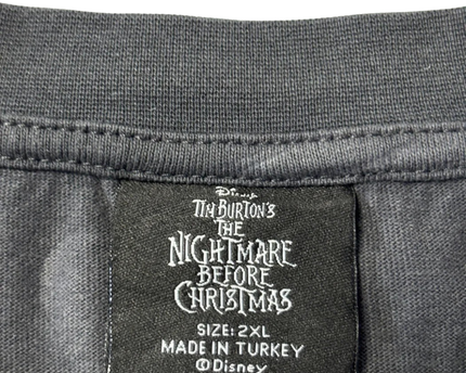 Disney Dark Grey Nightmare Before Christmas Season's Creepings Graphic Tee