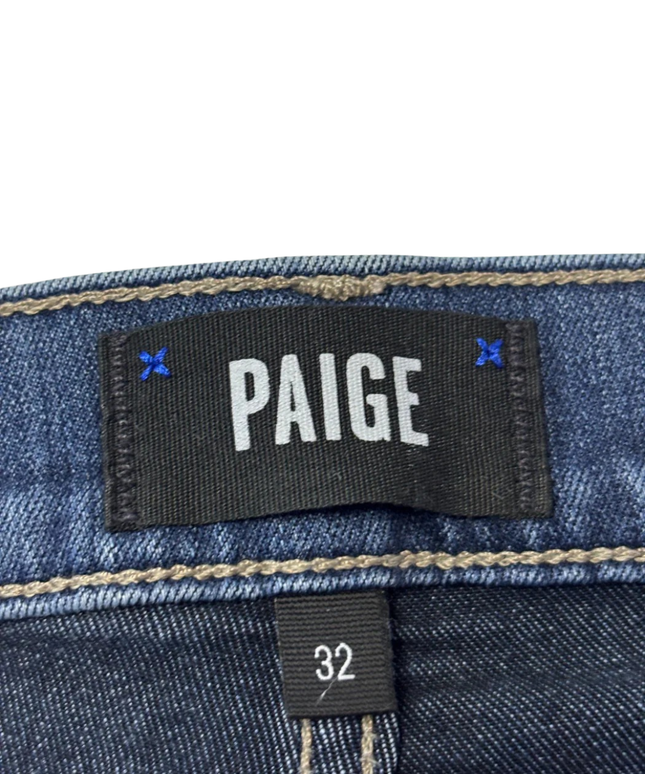 PAIGE Blue Slim Fit Stretch Denim Jeans
