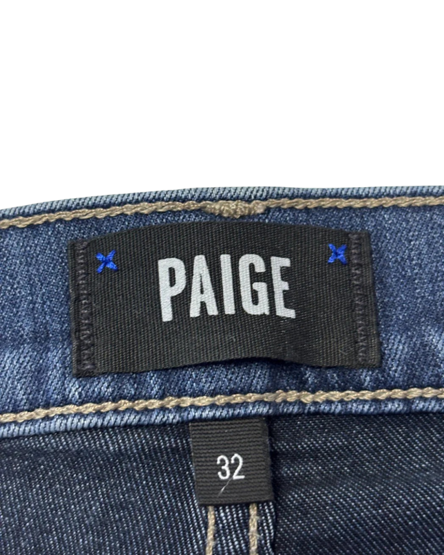 PAIGE Blue Slim Fit Stretch Denim Jeans