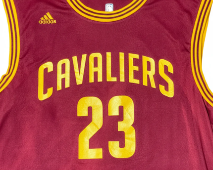 Adidas Maroon Cleveland Cavaliers LeBron James #23 NBA Jersey